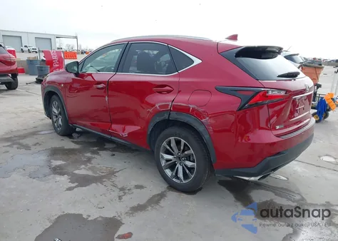 2016 Lexus Nx 200T F Sport z USA, uszkodzony, nr VIN JTJYARBZ1G2024190